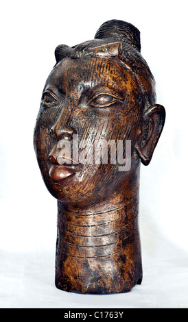 Ife testa in bronzo (Nigeria) Foto Stock