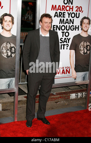 Jason Segel assiste il Los Angeles Premiere di "ti amo, Uomo" tenuto il Mann del villaggio del teatro. Westwood, California - Foto Stock