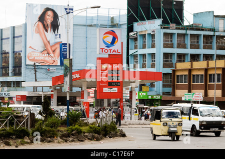 Scena di strada Nakuru Kenya Foto Stock