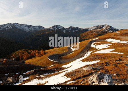 Strada del Nockalm, Parco Nazionale Nockberge, Carinzia, Austria, Europa Foto Stock