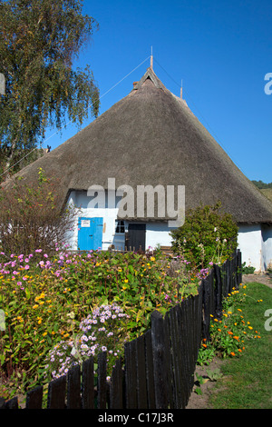 Parrocchia vedova casa grande Zicker / Pfarrwitwenhaus Zicker lordo, Ruegen Isola, Meclemburgo Pommeria, Germania Foto Stock