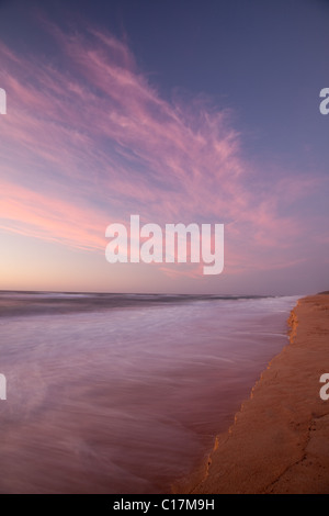 La Ninety Mile Beach, Gippsland Lakes parco costiero, Victoria, Australia (Bass Strait) Foto Stock