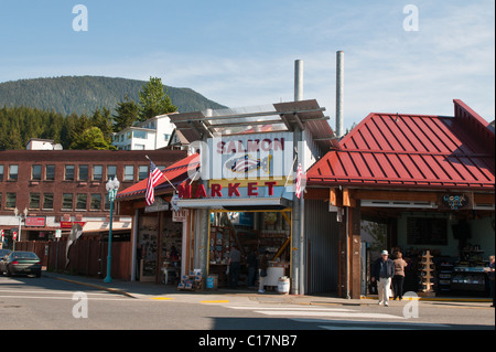 Ketchikan, Alaska. Main Street, Ketchikan Alaska sudorientale. Foto Stock