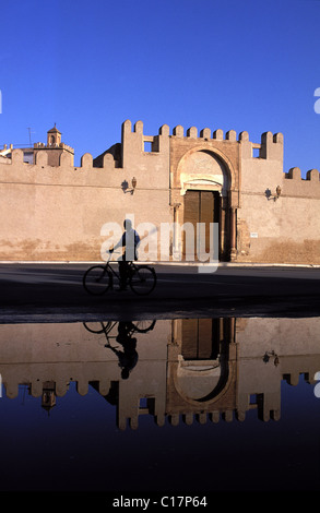 Tunisia Kairouan città santa elencati come patrimonio mondiale dall' UNESCO, bastioni Foto Stock