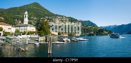 La chiesa di San Vincenzo chiesa, dietro la Villa d Éste, Cernobbio, provincia di Como, il lago di Como, Italia, Europa Foto Stock