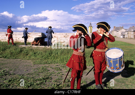 Canada, Nova Scotia, fortezza Louisbourg, sito storico nazionale Foto Stock