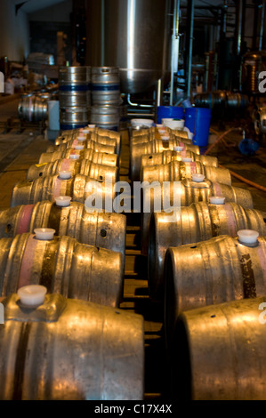 Whitstable Brewery, la produzione della birra per micro birreria Foto Stock