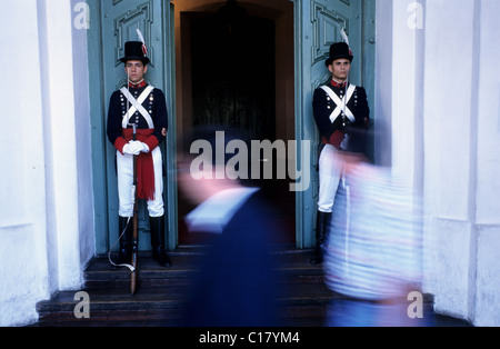 Argentina, Buenos Aires, Plaza de Mayo, Cabildo Museum di ingresso Foto Stock