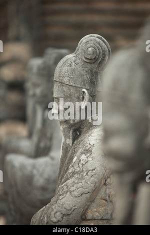 Khai Ding tomba in tinta, Vietnam Foto Stock