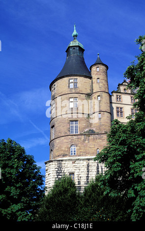 Francia, Doubs, Montbéliard, castello dei duchi di Wurtemberg Foto Stock