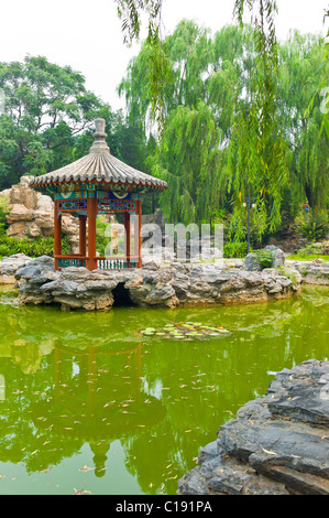 Giardino Cinese. Ritan Park. Pechino. Cina Foto Stock