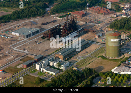 Fotografia aerea, Phoenix West, centro di tecnologia di fabbricazione, Zentrum fuer Produktionstechnologie, Hoerde, Dortmund Foto Stock