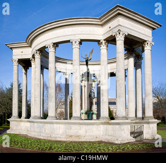 Welsh National War Memorial in giardini Alexandra Cathays park Cardiff Foto Stock