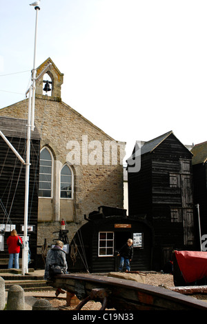 La città di hastings east sussex costa sud orientale del Regno Unito 2011 Foto Stock