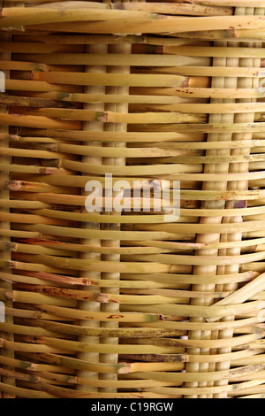 Artigianato messicano basketry canna in texture vegetale Foto Stock