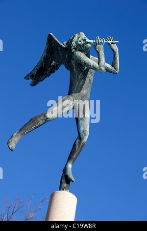 Angeli musicanti, Millesgården, Lidingö (Svezia) Foto Stock