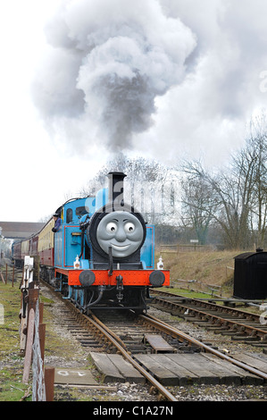 Thomas Il serbatoio del motore weekend ferrovia Midland center, butterley, Derbyshire, England, Regno Unito Foto Stock