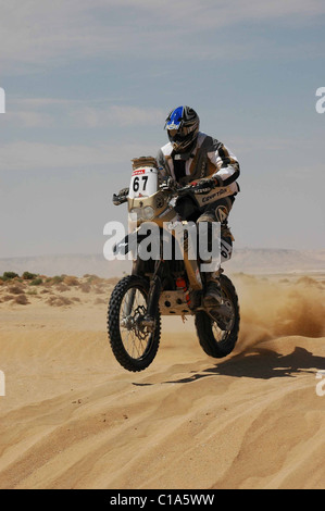 I faraoni International Cross Country Rally comprende sette giorni di deserto di guida per motociclisti, automobili e camion. Foto Stock