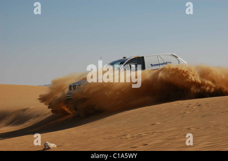 I faraoni International Cross Country Rally comprende sette giorni di deserto di guida per motociclisti, automobili e camion. Foto Stock