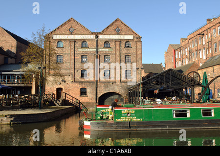 Nottingham Canal + e Canal Museum Foto Stock