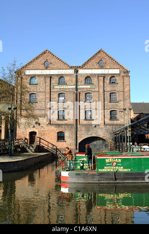 Nottingham Canal + e Canal Museum Foto Stock