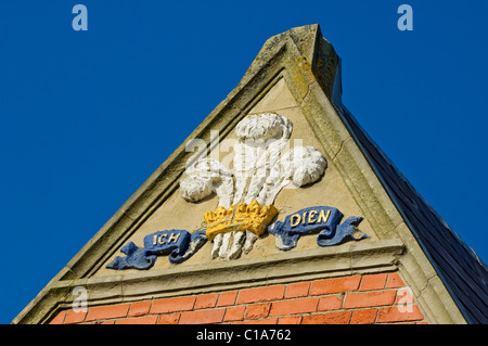 Dettaglio dell'edificio della ferrovia sulla scogliera elettrica Constitution Hill Aberystwyth Cardiganshire Ceredigion MID Wales UK Regno Unito Gran Bretagna Foto Stock