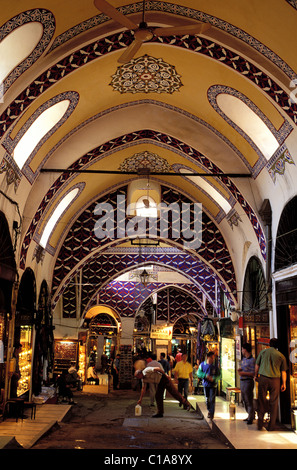 Turchia, Istanbul, centro storico sono classificati come patrimonio mondiale dall' UNESCO, il quartiere di Sultanahmet, il Grand Bazaar o Kapali Carsi Foto Stock