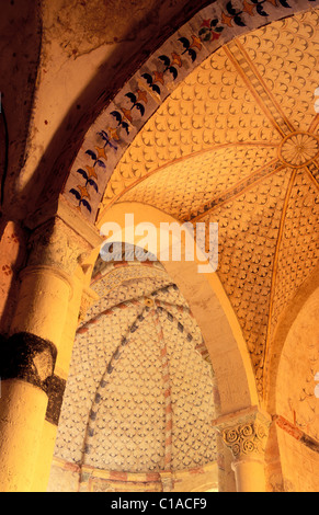 Francia, Allier, chiesa romana di Jenzat Foto Stock