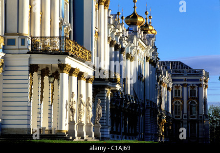 Russia, Pushkine (Carskoe Selo) a 25 km a sud di San Pietroburgo, Palazzo di Caterina la Grande Foto Stock