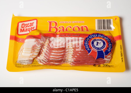 Pack di Oscar Mayer americano di pancetta affumicata Foto Stock