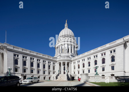 Wisconsin State Capitol, Madison, Wisconsin, STATI UNITI D'AMERICA Foto Stock