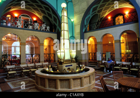 Francia, Vosges, vista da Plombieres les Bains, well room Foto Stock