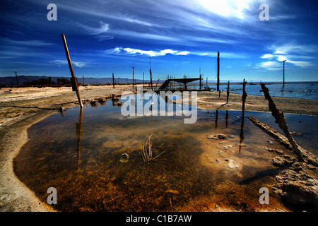 Salton Sea, California, Stati Uniti Foto Stock