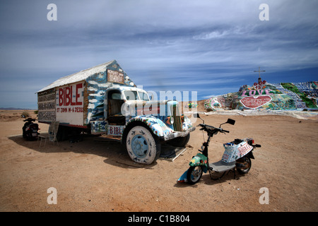 La salvezza di montagna, nei pressi di Salton Sea / Palm Springs Foto Stock