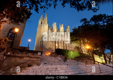 ES - MALLORCA: La Seu Cathedral a Palma de Mallorca, Spagna Foto Stock