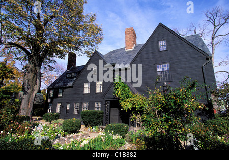 Stati Uniti, Massachusetts, Salem, la casa dei sette Gables, Nathaniel Hawthorne Foto Stock