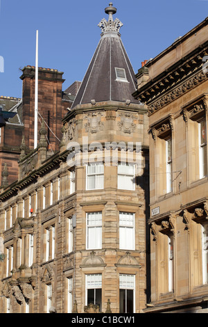 Edificio della Royal Insurance Company progettato da Thomson and Sandilands, Glasgow City Centre, Scozia, Regno Unito Foto Stock