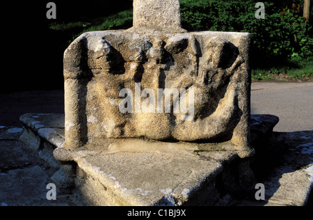 Francia, Cotes d'Armor, Ploubazlanec, martirio di Cornic a Kerroch Foto Stock