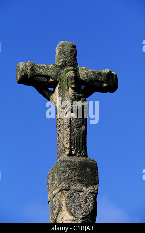 Francia, Cotes d'Armor, Ploubazlanec, martirio di Cornic a Kerroch Foto Stock