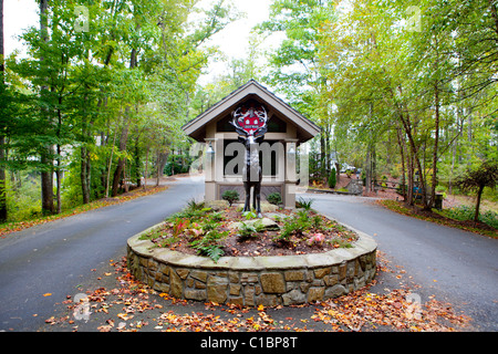 THE INN AT CRESTWOOD BOONE North Carolina NC locande Viaggi Turismo Sede evento nuziale boschi ROAD APPALACHIAN Monti Blue Ridge Foto Stock