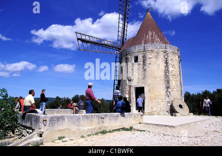 Francia, Bouches du Rhone, Alphonse Daudet's mill in Fontvieille, Provenza Foto Stock