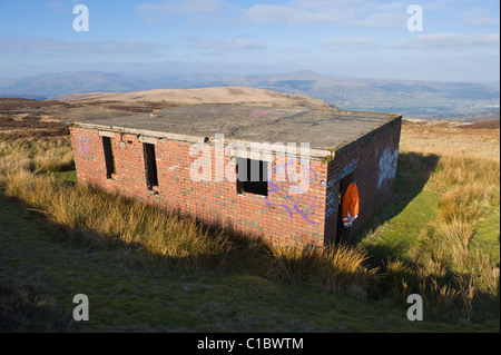 Edifici industriali sul Canada suggerimenti WW2 lavorazioni a cielo aperto industria mineraria del carbone e del minerale di ferro parte di Blaenavon, Sito del Patrimonio Mondiale Foto Stock