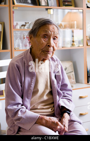 Casa di riposo per anziani, Narsaq, Groenlandia meridionale Foto Stock