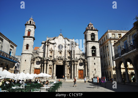 Catedral de San Cristobal, La Habana, Cuba Foto Stock