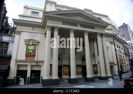 Vista generale gv del Lyceum Theatre di Londra, Inghilterra. Foto Stock