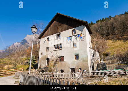 Town Hall, Heidi village, Maienfeld, Svizzera Foto Stock