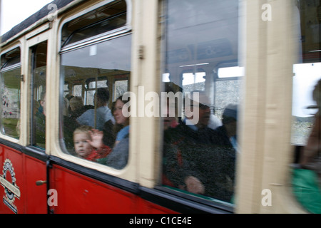 Snowdon ferrovia di montagna del nord del Galles gran bretagna Foto Stock