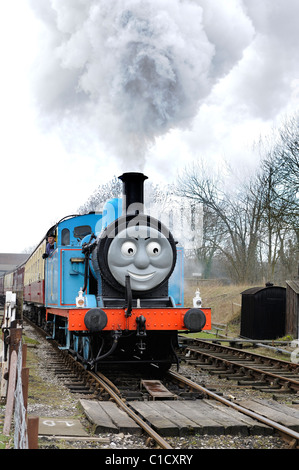 Thomas Il serbatoio del motore weekend ferrovia Midland center butterley Derbyshire England Regno Unito Foto Stock