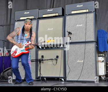 Micki Free esegue a "Auto Warz" tenutasi presso il Seminole Hard Rock Hotel and Casino Hollywood Florida - 19.04.09, Foto Stock