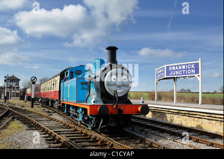 Thomas Il serbatoio del motore weekend ferrovia Midland center butterley Derbyshire England Regno Unito Foto Stock